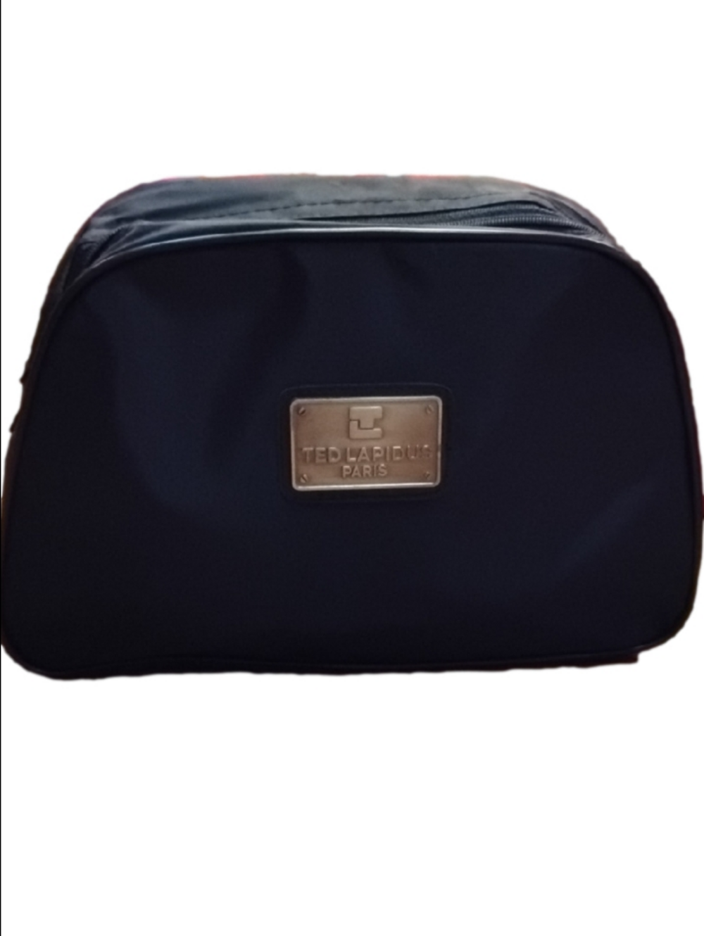 Lapidus Paris black nylon toiletry bag.